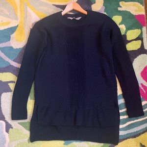 Athleta merino wool tunic sweater, NWOT, Medium, Navy